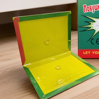 Piège à colle solide écologique et portable pour souris, en papier vert, collant pour rongeurs et fourmis (emballage russe) – Utilisation domestique et jardin