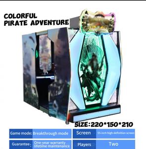 Tren eléctrico Deadstorm pirata que funciona con monedas hecho de plástico y simulador de hierro, máquina de videojuegos de entretenimiento Arcade - Product Image 2