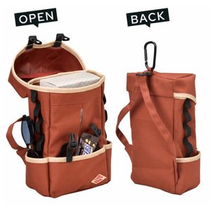 Backpack-style tissue <b>box</b>/tissue <b>box</b>, outdoor camping washable <b>canvas</b> hanging bag/tissue cover/tissue <b>box</b> - Product Image 3