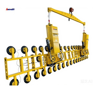 زجاج هيدروليكي Awovolift 18*3 متر رافع فراغي بالتحكم عن بعد تدوير الوجه للزجاج 5 طن جهاز رفع الزجاج الضخم فراغ CE - Product Image 1