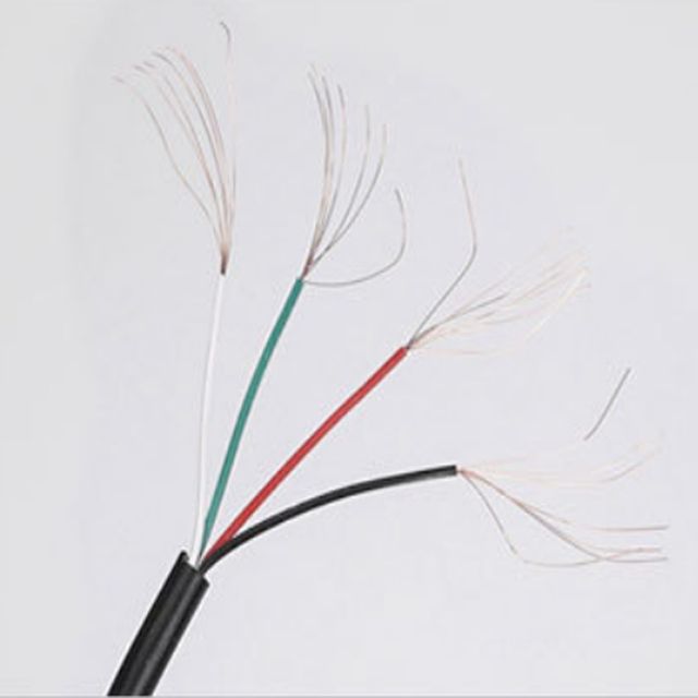 UL2464 USB 2.0 Shielded Cable 4 Core Twisted Pair 24AWG PVC TPE Copper Wire Communication Data Control Cable