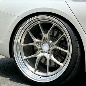 Jantes Bku 2 pièces forgées sur mesure 5x114.3 pour <span class=keywords><strong>Ford</strong></span> <span class=keywords><strong>Mustang</strong></span> <span class=keywords><strong>GT</strong></span> S550 Dark Horse Shelby GT500 19 20 21 pouces, jantes de course en alliage poli - Product Image 1