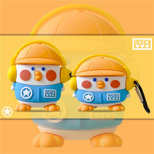 Vente chaude 3D Girly Cartoon Mignon Musique Canard Designers Étuis En Silicone Couverture pour <span class=keywords><strong>Airpods</strong></span> 1/2 pour <span class=keywords><strong>Airpods</strong></span> Pro pour Airpod 3 - Product Image 6