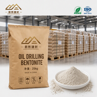 Argile de forage standard API 1250 Mesh, argile bentonite pour le forage pétrolier, propriété anti-agglomérante