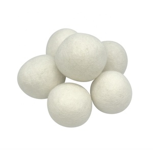 Bolas de fieltro de lana orgánica de marca privada, Bolas de secado <span class=keywords><strong>para</strong></span> lavandería y lavado, Máquina secadora de bolas - Product Image 5