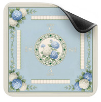 Tapis de Mahjong Bohème Personnalisé avec Motif Mandala et Œil Turc, Tapis de Poker Européen/Américain Coloré en Caoutchouc Imperméable Antidérapant