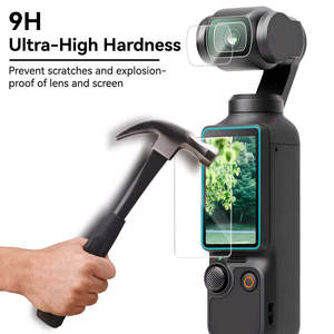 ฟิล์มกันรอยหน้าจอแบบ 2.5D สำหรับ DJI Osmo Pocket 4 Pocket 3  กระจกนิรภัยป้องกันหน้าจอ  อุปกรณ์เสริมกล้องวิดีโอ - Product Image 4