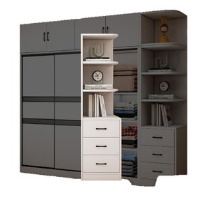 <span class=keywords><strong>Armario</strong></span> de Madera Moderno con Puerta Corredera, Diseño Personalizable, Gran Capacidad de <span class=keywords><strong>Almacenamiento</strong></span>, Adecuado para Dormitorio, Muebles para el Hogar - Product Image 4