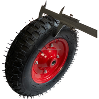 Ningshuo NSPM7034 brouette gonflable remplie d'air 16 pouces 4.80/4.00-8 roue en caoutchouc pneumatique