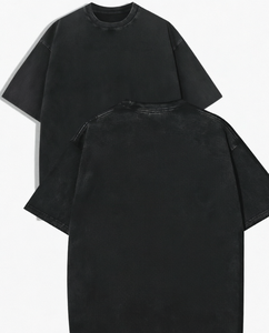 Camiseta de Hombre, Corte Regular, Estampada, Tejida, 100% Algodón, Estilo Urbano, Manga Corta, Cuello Redondo, Color Gris Sólido - Product Image 1