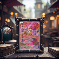 Nouveau chinois simplifié CBB3C Pokemond Gem Pack Vol3 Gengar Art Illustration Flash énergie cartes Pokemoned jeu de Table Carrom Board