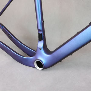 Marco de carbono, freno de disco, <span class=keywords><strong>bicicleta</strong></span> de grava, Cable oculto completo, pieza de <span class=keywords><strong>bicicleta</strong></span>, fibra de carbono T1000 T4 700X50C, <span class=keywords><strong>cuadro</strong></span> de pintura YS3073 GR048 - Product Image 4