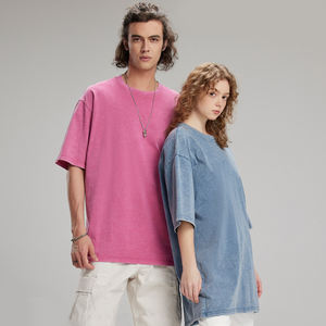 T-shirt tricoté surdimensionné à manches courtes pour homme, style streetwear, 100 % coton, impression DTG personnalisée, collection été OEM - Product Image 3