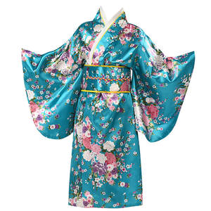 Costume <span class=keywords><strong>japonais</strong></span> <span class=keywords><strong>Geisha</strong></span> pour fille, motif floral de luxe, <span class=keywords><strong>Kimono</strong></span> Yukata, Robe de fête d'halloween, Robe fantaisie - Product Image 5