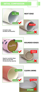 Tùy chỉnh không khí chặt chẽ hộp giấy trà có thể Ống PLA Vòng Quà Tặng Kraft ống giấy Bao bì với nắp kim loại cho cà phê/bột - Product Image 4