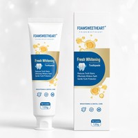 Poudre dentifrice blanchissante bio jetable anti-caries OEM, formule de gel personnalisée, marque privée, emballage en vrac, logo