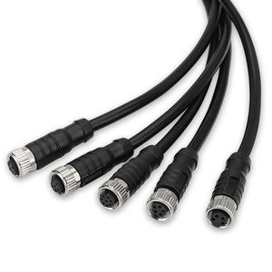 Circular Sensor 2Pin Male to Right Angle 3Pin Female <b>Waterproof</b> Connector <b>Cable</b> for Automation Signals Can Be Customize - Product Image 1