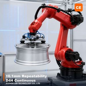 Robot Industrial de 6 Ejes y 50 kg, Alcance de 2550 mm, para Operación de Máquinas CNC, con Pinza de Vacío, Pulido de Llantas, Carga y Descarga, con Certificación CE - Product Image 4