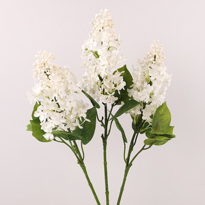 Artificial Lilac Bouquet Plastic Silk Flowers High Simulation Wedding Photography Props Home Decorative Arrangement - Product Image 3