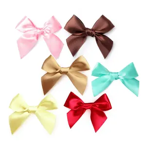 Small Pink Holiday Party Wrapping Gift Decoration Ribbon Bows Bow