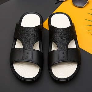 Nouvelles sandales à semelle épaisse et bout ouvert pour hommes, tailles 39-45, légères, en EVA, tendance, pour l'été, la plage, à bas prix - Product Image 2