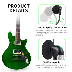 Microphone dynamique UHF XTUGA KX822 pour <span class=keywords><strong>violon</strong></span>, instruments d'orchestre, microphone musical sans fil pour <span class=keywords><strong>violon</strong></span> - Product Image 5