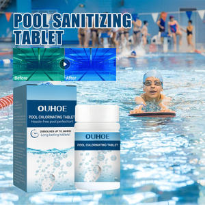 OUHOE Tablette effervescente multifonctionnelle instantanée de nettoyage d'odeur de qualité de l'eau chlorée de <span class=keywords><strong>piscine</strong></span> - Product Image 2