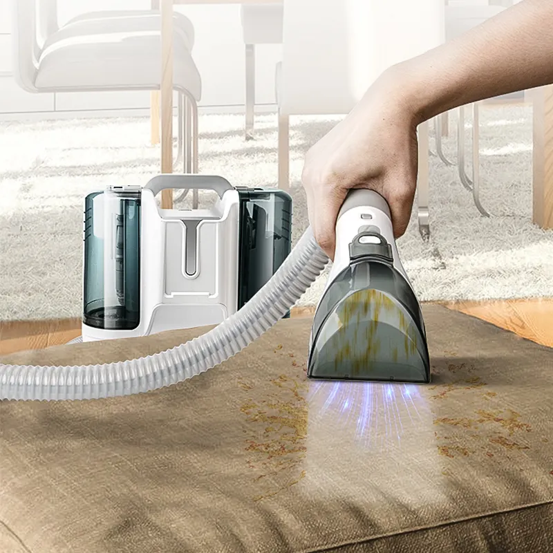 Suzhou K15 nettoyeur de tapis portable léger sans fil/filaire, Machine de nettoyage de taches, aspirateur humide et sec pour canapé et lit