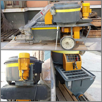 Machine auto-nivelante de plâtre de mortier de ciment de projection de pompe de bâtiment