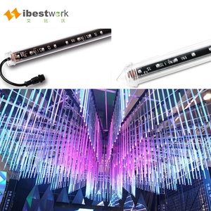 Çapı 30mm temizle kapak Led piksel tüp kulübü 360 Led tünel tüp DMX kontrolör IP65 tarafından <span class=keywords><strong>Dj</strong></span> ışığı dekoratif aydınlatma kontrolü - Product Image 5