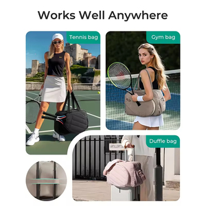 Bolsa de Raquetas de Pickleball Acolchada Personalizada, Bolsa de Transporte para Raquetas de Tenis, de Gran Capacidad, para Viajes <span class=keywords><strong>al</strong></span> Aire Libre y Gimnasio, con Soporte para Raquetas - Product Image 3