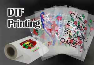 Wholesale White Ink Printable T-shirt Heat Transfer Non-slip DTF PET Film for DTF Digital Inkjet Printer - Product Image 2