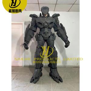 Jouets personnalisés Pacific Rim America Mascotte personnalisée réaliste actuelle Grand robot <span class=keywords><strong>jaune</strong></span> d'extérieur Vêtements de marche - Product Image 6