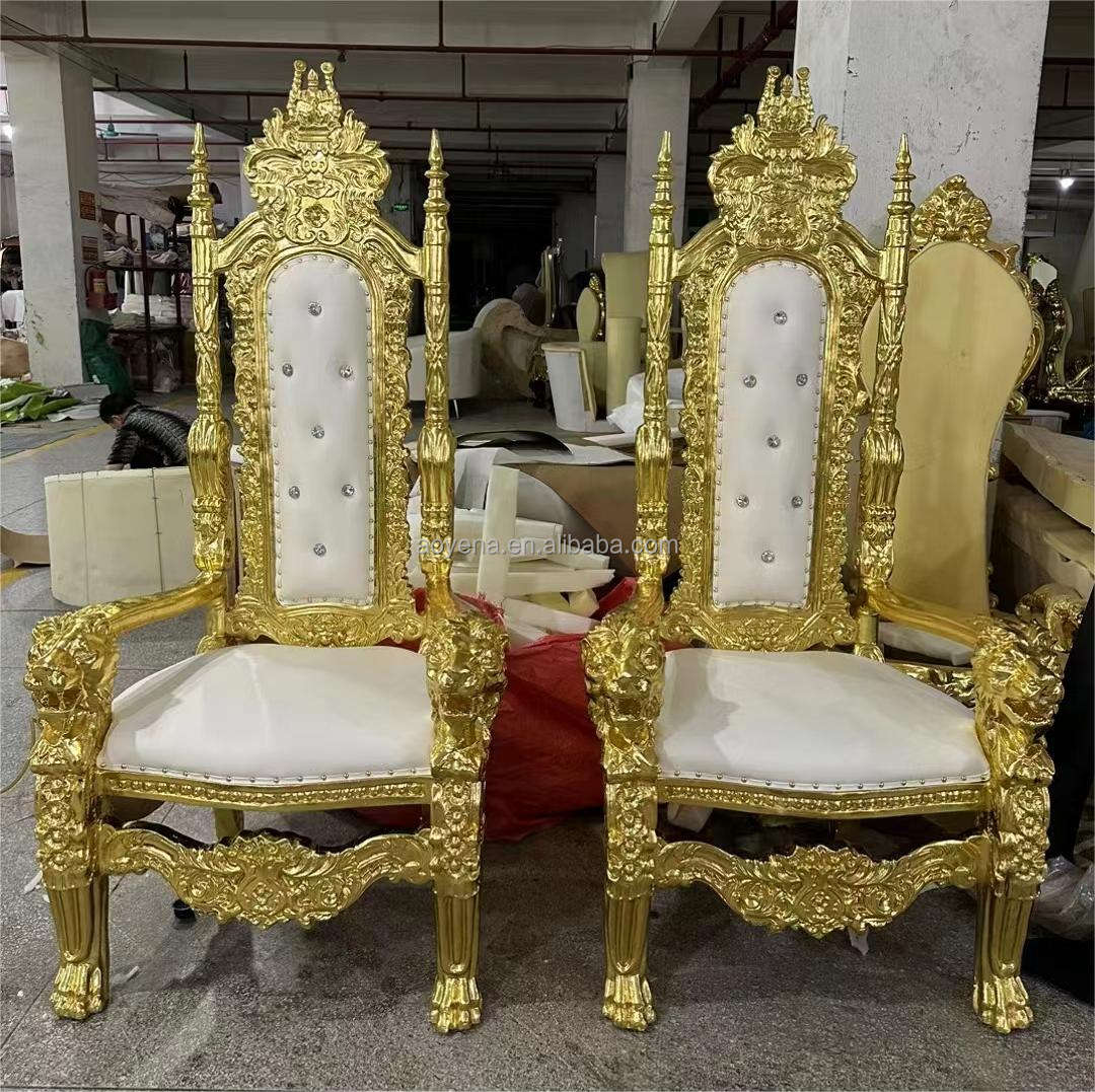 King's Throne Crown Royal Chair For Sale Gold Second Hand