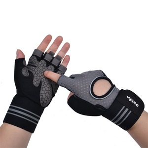 Boton Fitness Gloves <b>Half</b> Finger Breathable Non <b>Slip</b> Weight Lifting Exercise Equipment Workout Support Palm Protection - Product Image 2