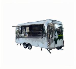 Remolque <span class=keywords><strong>de</strong></span> <span class=keywords><strong>Comida</strong></span> Personalizable <span class=keywords><strong>de</strong></span> Acero Inoxidable para Café Especial y Donuts Artesanales, Remolque <span class=keywords><strong>de</strong></span> <span class=keywords><strong>Comida</strong></span> Remolcable para Donuts Glaseados en Frío - Product Image 2