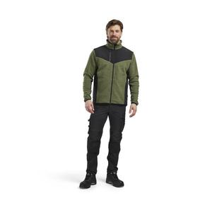 BLAKLADER-Veste tricotée Softshell 594225364199S Automne vert/Noir-EAN 7330509848173 WORK JACKETS - Product Image 3