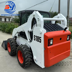 S185 Skid Steer Loader 924kg Rated Load 2023 Model White with Red Accents Engine <b>Used</b> for Sale - Product Image 3