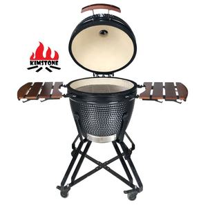 KIMSTONE Barbecue Kamado en céramique de 23 pouces XL Taille <span class=keywords><strong>L</strong></span> Grand Barbecue au charbon de bois Kamado Grill <span class=keywords><strong>Asador</strong></span> Chargrill Fours Boi - Product Image 3