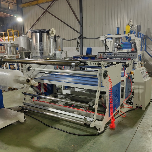 Automatic 2 Layers Air Bubble Film Sheet Machine Air Bubble Film Wrap Making Production Line