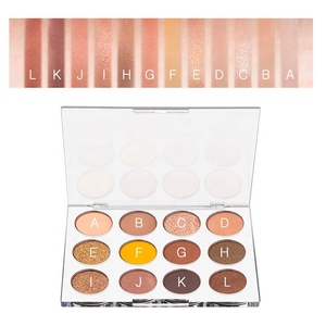 Paleta de sombra de ojos acrílica transparente personalizada, alta calidad, plástico, alta pigmentación, maquillaje de fábrica - Product Image 6