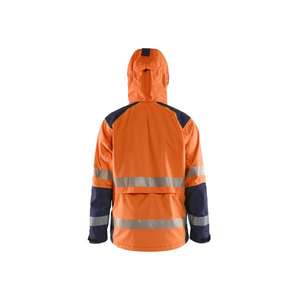 BLAKLADER - 4435198753896XL Chaqueta de concha de alta visibilidad Naranja/Azul marino-EAN 7330509856956 ROPA DE TRABAJO DE LA HI-VIS - Product Image 5