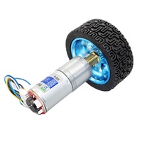 Aismartlink JGA25-370 l'encodeur de moteur à engrenages DC peut mesurer la vitesse du robot de direction de la voiture d'équilibre de suivi