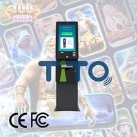 Игровой киоск с QR-кодами для обмена призов, принтером, выдачей наличных, сенсорным экраном, многопользовательский, перезаряжаемый, с функцией пополнения счета