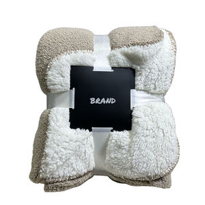 <strong>Teddy</strong> Plush multifunctional composite blanket home office autumn winter reverse Berber <strong>fleece</strong> blanket air conditioning blanket - Product Image 1