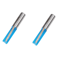 Router Shank Lurus Pabrik, Bor Kaca CNC, Kombinasi Sisir R/Trap