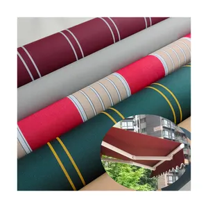 High colorfastness waterproof solution dyed polyester fabric for tent paradise awning