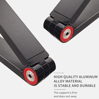 Support de tablette réglable en hauteur, clip pour iPad, support mobile pour fournitures de bureau en vrac, usage commercial, avec rotation à 360 degrés