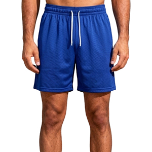 Shorts de sport légers doublés en mesh, séchage rapide, respirants, avec cordon de serrage à la taille pour l'entraînement et le fitness - Product Image 1