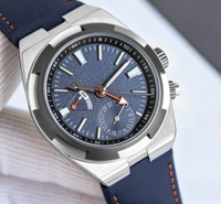 Montre mécanique automatique de style luxueux pour homme, cadran blanc avec calendrier, bracelet en métal or rose